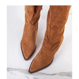 Stivali da cowboy marroni isolati di Ezer - Solea marrone 1