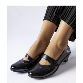 Décolleté nere con tacco basso di Simi - Solea nero 1