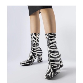 Stivaletti simil zebra Upland - Solea nero 1