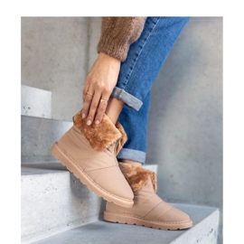 Doposci isolanti beige con collare Edidda - Solea 1