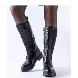 Stivali neri con inserto elastico Windham - Solea nero 1