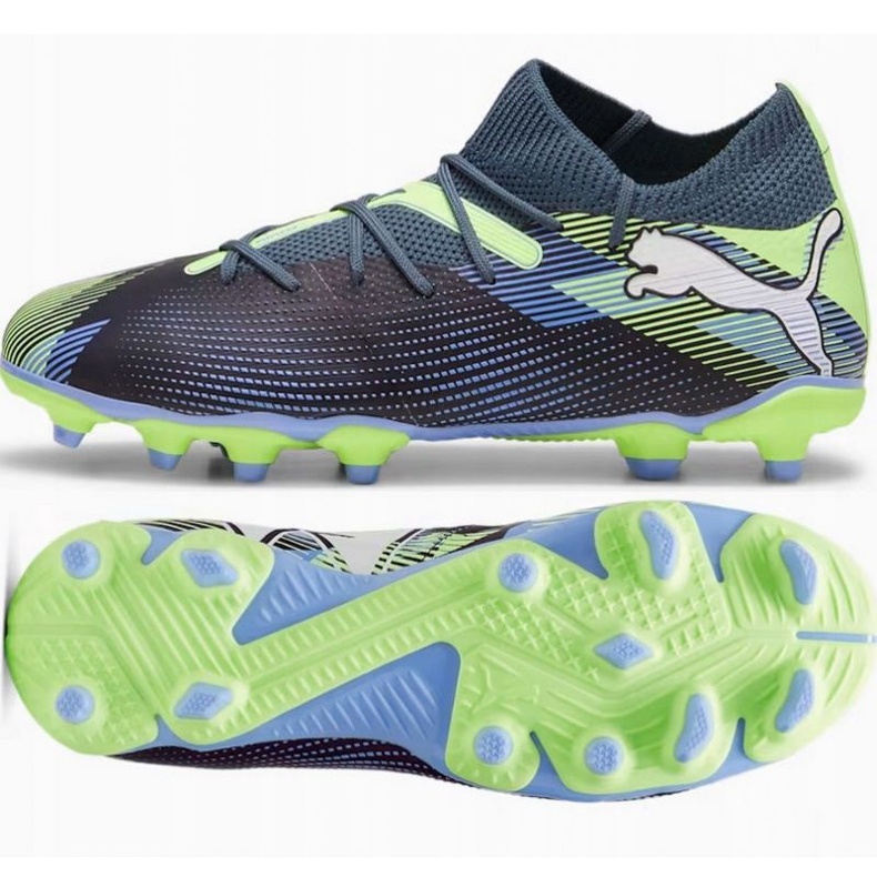 Scarpe da calcio Puma Future 7 Match FG/AG 107945 03 verde 1