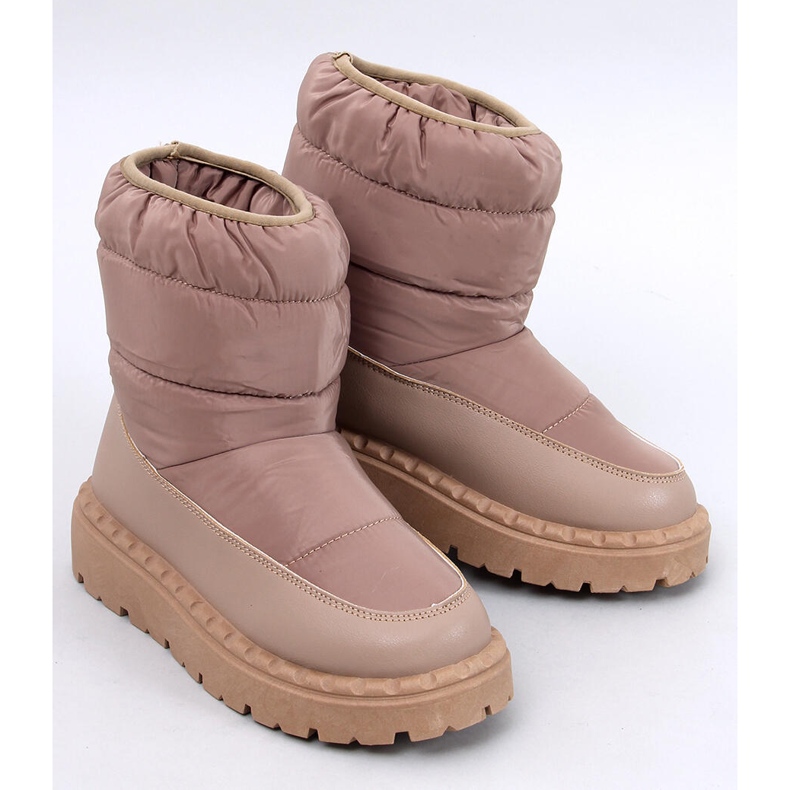 Doposci in nylon kaki marrone 1