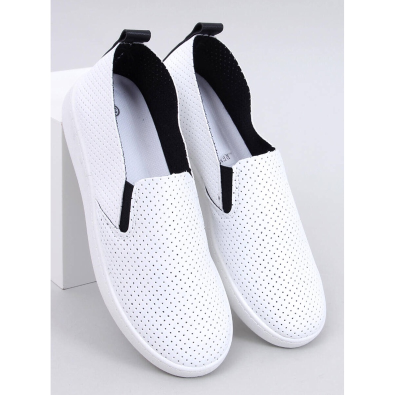 Sneakers slip-on BIANCO/NERO bianca 1