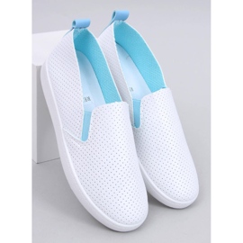 Sneakers slip-on BIANCO/BLU 1