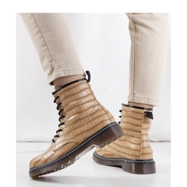 Stivali da donna marroni Norte - Solea marrone 1