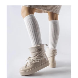 Doposci isolanti beige con elastico Oslavia - Solea 1