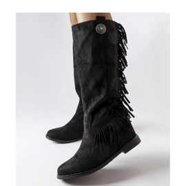 Nero Lecore - Stivali con zeppa ricoperta Solea 1