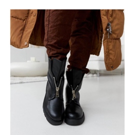 Stivaletti neri isolanti con cerniera nero 1