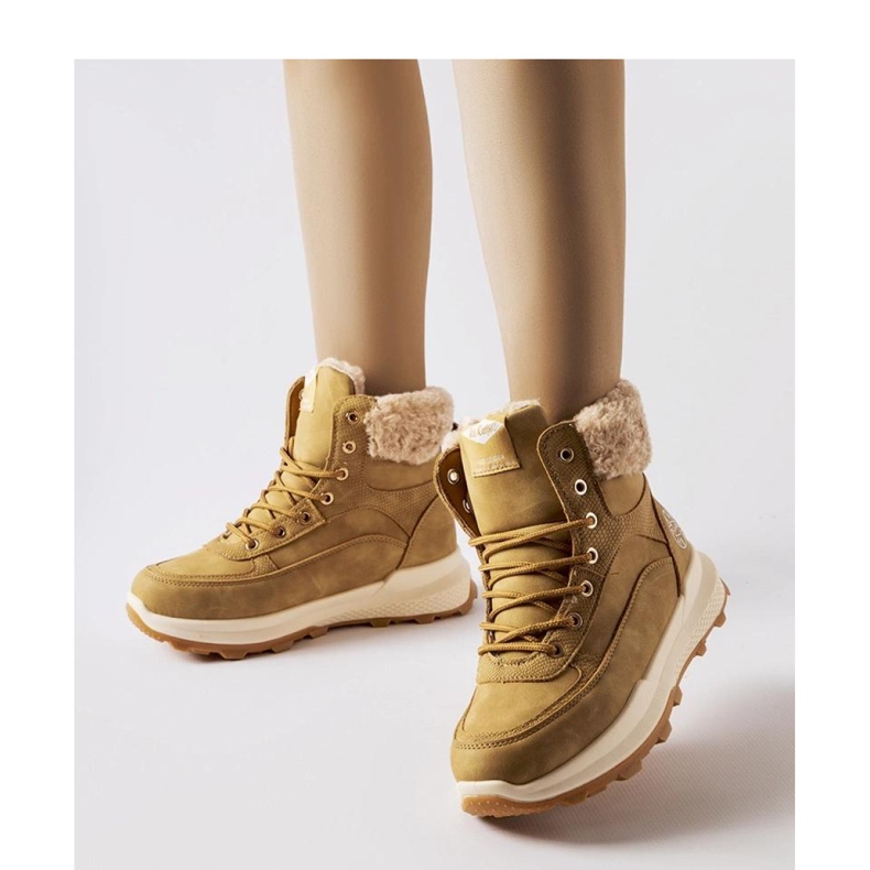 Stivali marroni Lee Cooper LCJ-22-44-1361L beige 1