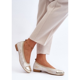 Comode Ballerine Modello Zazoo 2890/004 Oro d'oro 1
