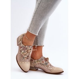 Scarpe da Donna in Pelle Maciejka 06408-04 Beige 1