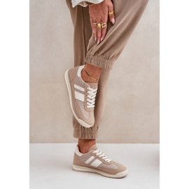 Scarpe da ginnastica sportive 8957 Beige 1