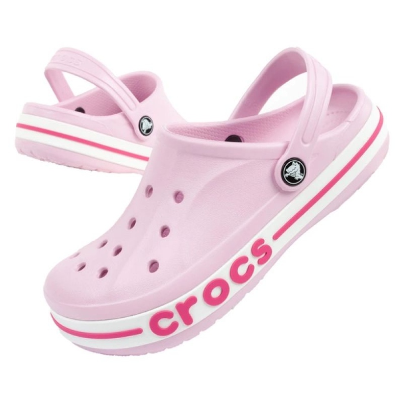 Zoccolo Crocs Bayaband 207019-6TG rosa 1