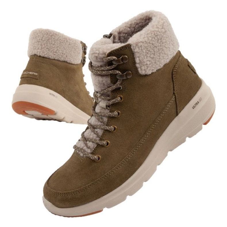 Scarpe Skechers Glacial Ultra-Woodlands 16677/OLV marrone 1