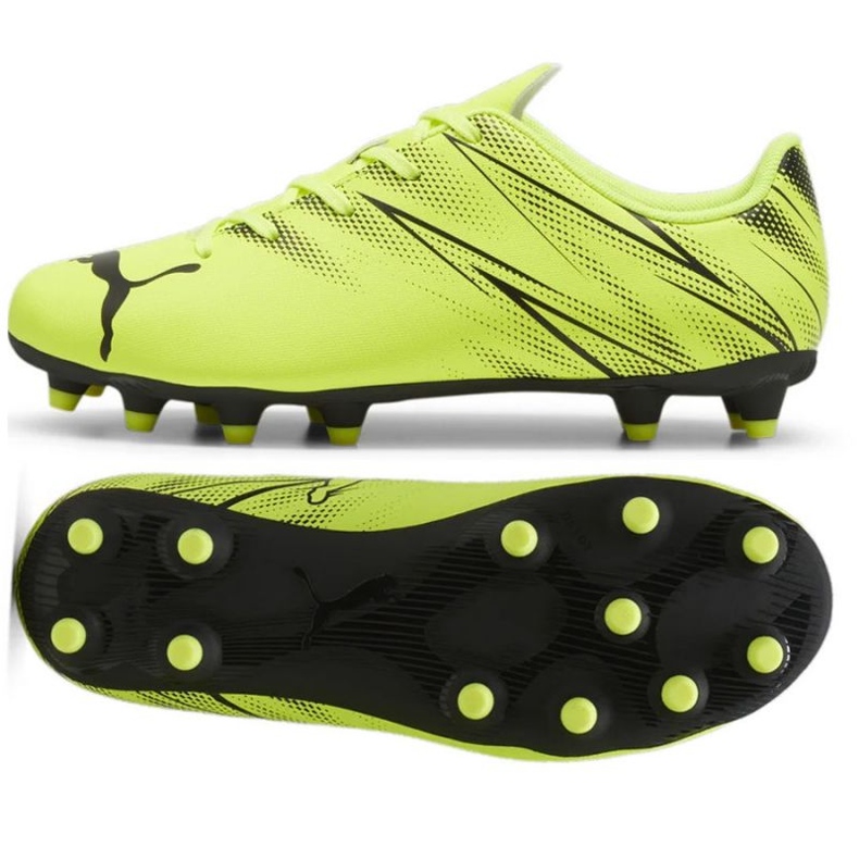 Scarpe Puma Attacanto FG/AG Jr 107480 07 giallo 1