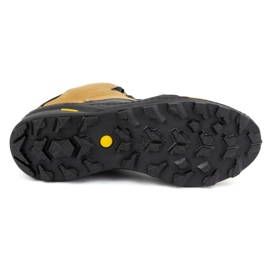 KOMODO Stivali invernali da uomo in pelle 903K giallo cammello marrone 2