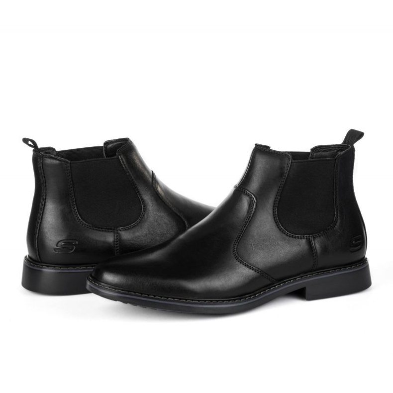 Stivali Chelsea Skechers Bregman Morago Black nero 2