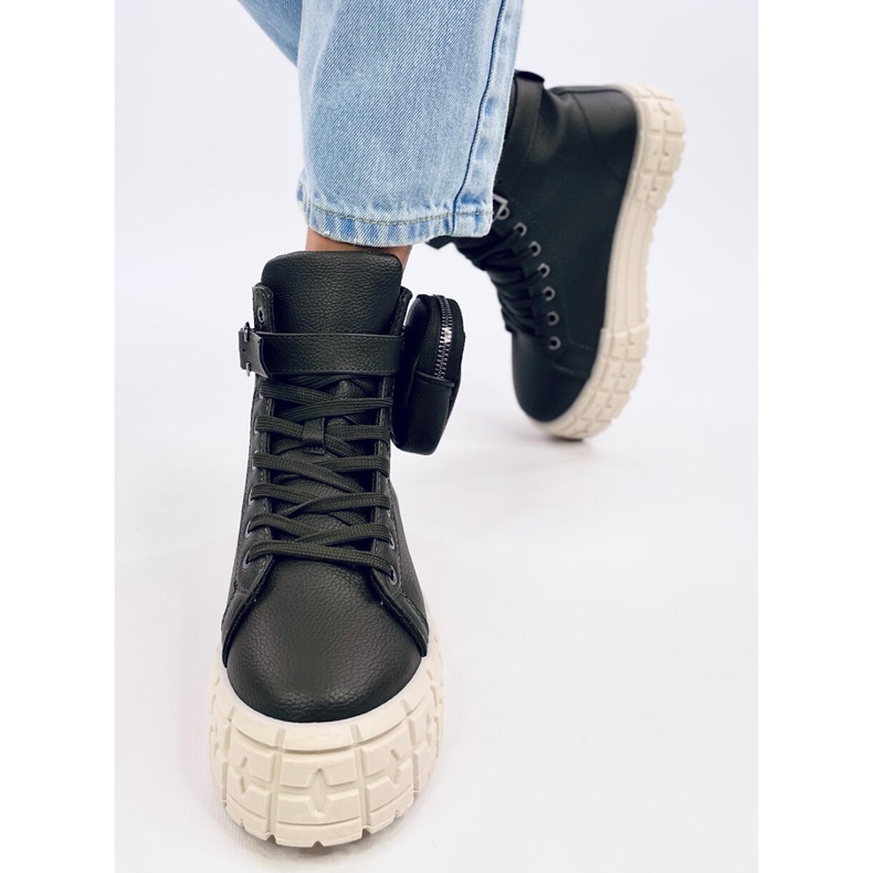 Scarpe da ginnastica alte verdi verde 2