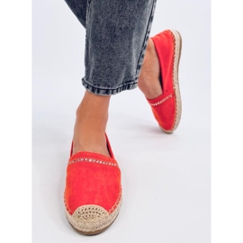 Espadrilles Orange femminile con zirconi arancia 1