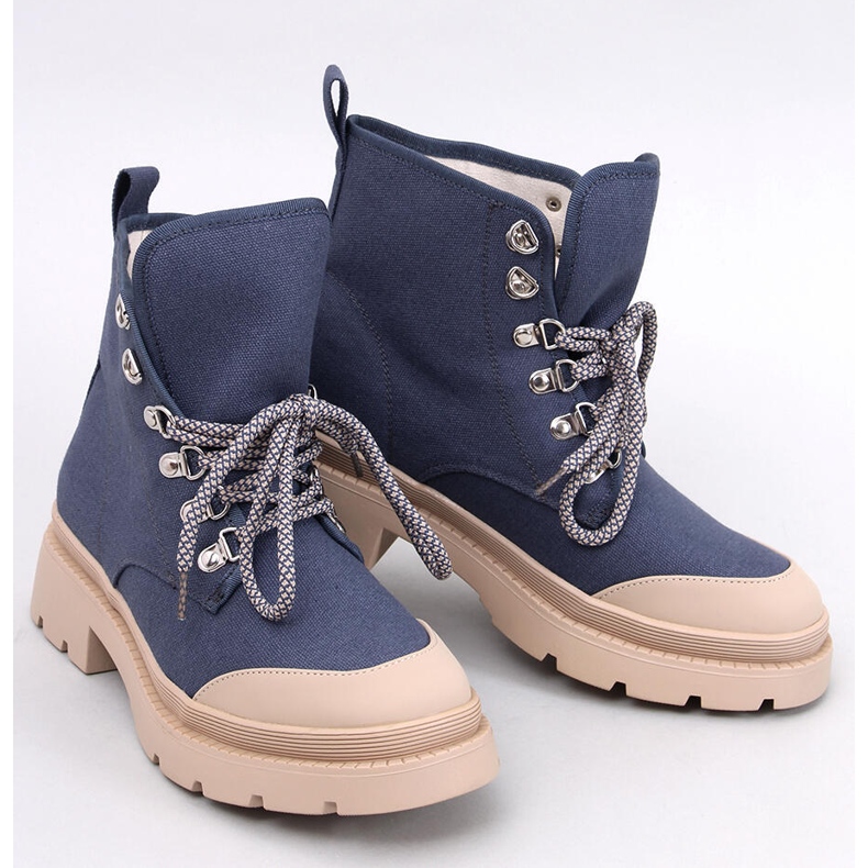 Scarpe da ginnastica da trekking blu 1