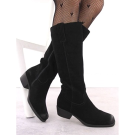 Stivali da cowboy sergio leone sk465a nero 1