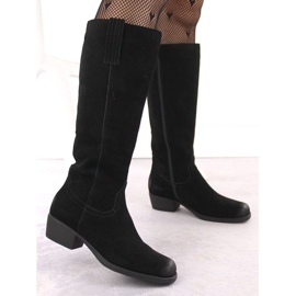 Stivali da cowboy sergio leone sk465a nero 2