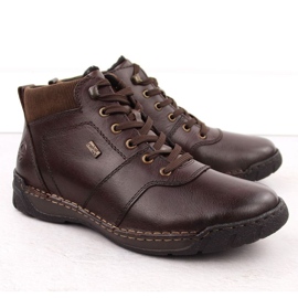 Stivali da uomo isolati con lana Rieker RKR747 Brown marrone 1