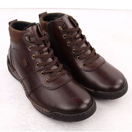 Stivali da uomo isolati con lana Rieker RKR747 Brown marrone 2