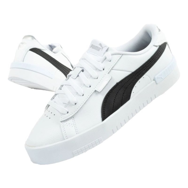 Le scarpe sportive Puma mangiano 386401 03 bianco e nero bianca 1