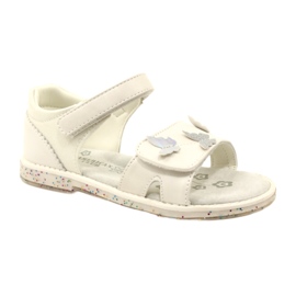 Sandali in velcro per ragazze in Butterflies American Club XD58/22 White bianco 1