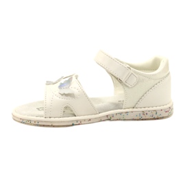 Sandali in velcro per ragazze in Butterflies American Club XD58/22 White bianco 2