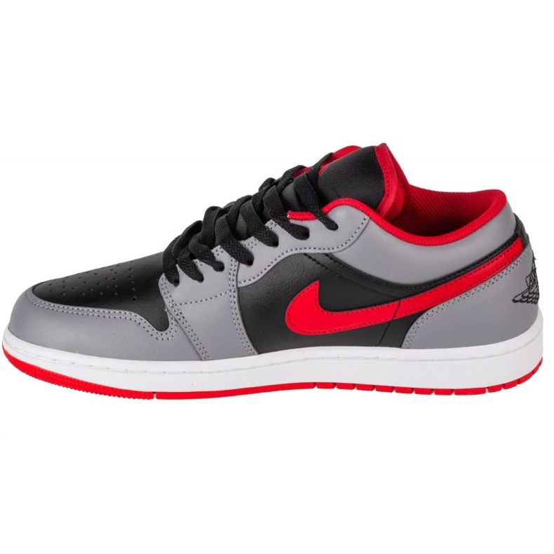 Nike Air Jordan 1 basso 553558-060 grigio-nero 1