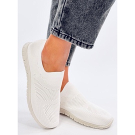 Bianco -Sneaker calzini da sbirri bianca 1