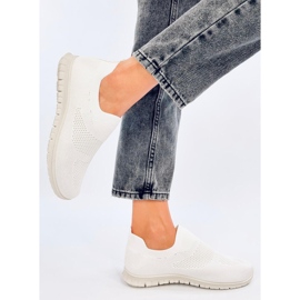 Bianco -Sneaker calzini da sbirri bianca 2