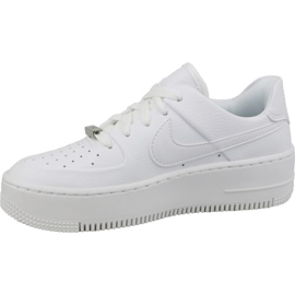 Scarpe Nike Air Force 1 Sage Low AR5339-100 in pelle bianca 1