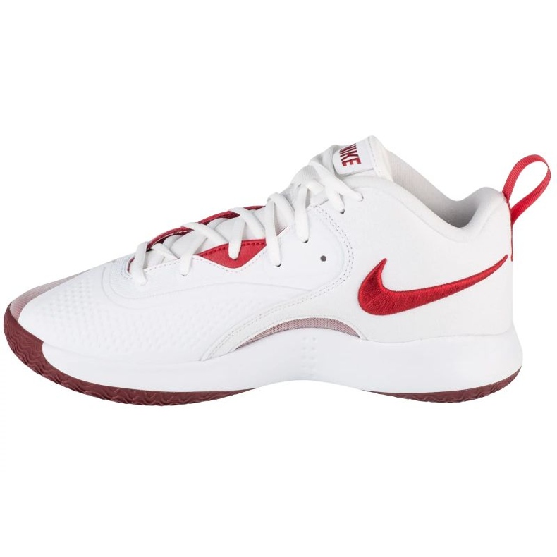 Scarpe da pallavolo Nike Hyperset 2 FQ7070-106 bianche/rosse bianco 1
