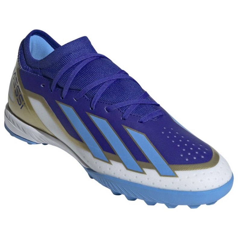 Scarpe Adidas X Crazyfast League Messi Tf ID0718 blu 2