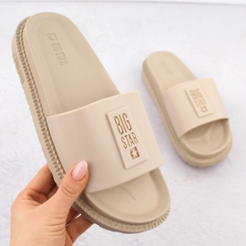 Infradito beige con plateau da donna Big Star LL274A210 1