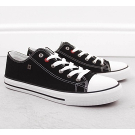 Sneakers da uomo in tessuto nero Big Star NN174300 1