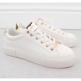 Big Star Sneaker eco-inoather femminile grande stella nn274211 bianca bianco 2
