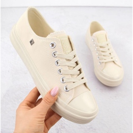 Sneaker da donna classica Big Star NN274286 beige 1