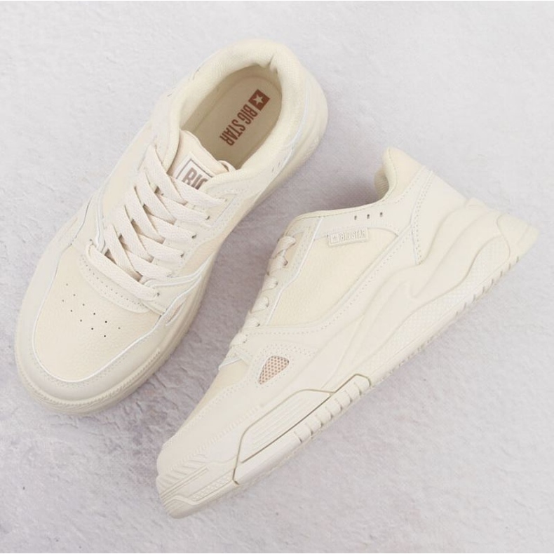 Scarpe sportive femminili Big Star NN274668 beige 2