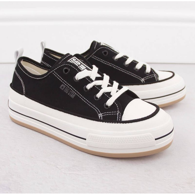 Big Star Sneaker sulla piattaforma nera NN274204 nero 2