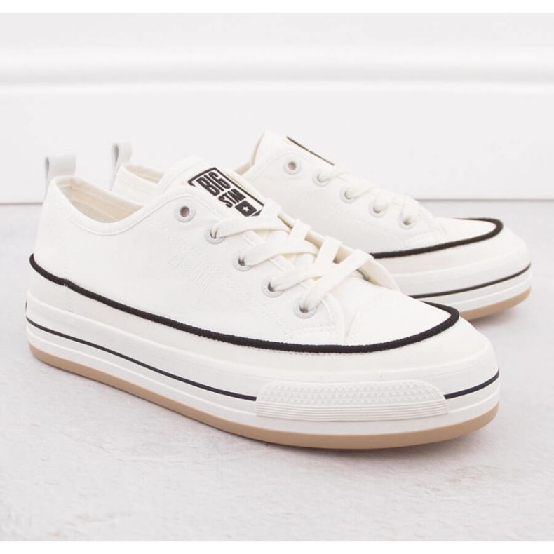 Sneaker sulla piattaforma Big Star White NN274205 bianco 2