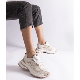 Sneakers sportive da donna bianche bianca 1