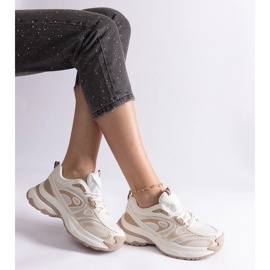 Sneakers sportive da donna bianche bianca 2