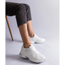 Sneakers sportive bianche bianca 1