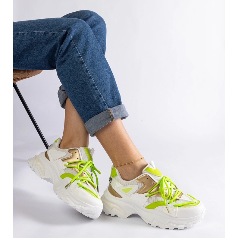 Sneakers sportive bianche bianco 2