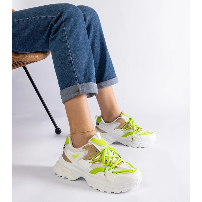 Sneakers sportive bianche bianca 1